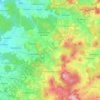 Hofbieber topographic map, elevation, terrain