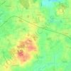 Hürup topographic map, elevation, terrain