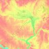 Clay County topographic map, elevation, terrain