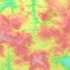 Allentsteig topographic map, elevation, terrain