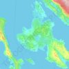 Krk topographic map, elevation, terrain