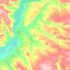 Бурлукское сельское поселение topographic map, elevation, terrain