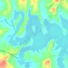 Skiatook Lake topographic map, elevation, terrain
