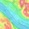 Braddock topographic map, elevation, terrain