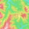 Prunet-et-Belpuig topographic map, elevation, terrain