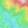 Locatello topographic map, elevation, terrain