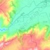 Porqueira topographic map, elevation, terrain