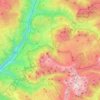 Schlern-Gruppe - Massiccio dello Sciliar topographic map, elevation, terrain