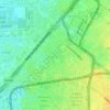 DLF City Phase 2 topographic map, elevation, terrain