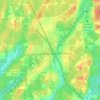 Park Falls topographic map, elevation, terrain