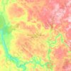 Центральносибирский заповедник topographic map, elevation, terrain