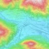 Lienz topographic map, elevation, terrain