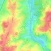 Oisquercq topographic map, elevation, terrain