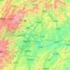 吉首市 topographic map, elevation, terrain