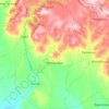 Nemanjici topographic map, elevation, terrain