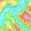 Freienorla topographic map, elevation, terrain