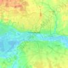 Kaliningrad topographic map, elevation, terrain