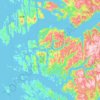 Gulen topographic map, elevation, terrain