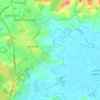 Hailsham topographic map, elevation, terrain