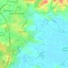 Hailsham topographic map, elevation, terrain