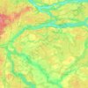 Заклинское сельское поселение topographic map, elevation, terrain