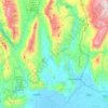 Δήμος Ζηρού topographic map, elevation, terrain