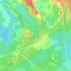 Радужное озеро topographic map, elevation, terrain