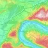 Zeltingen-Rachtig topographic map, elevation, terrain