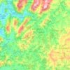 Mostardas topographic map, elevation, terrain