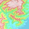 Três Forquilhas topographic map, elevation, terrain
