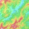 水磨镇 topographic map, elevation, terrain