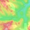 Clayton Lake Township topographic map, elevation, terrain
