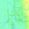 Croswell topographic map, elevation, terrain
