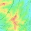 Guildford topographic map, elevation, terrain