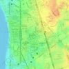 Sanchaung topographic map, elevation, terrain