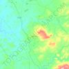Montellano topographic map, elevation, terrain