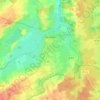Sancoins topographic map, elevation, terrain