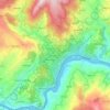Mesão Frio topographic map, elevation, terrain