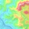 São Benedito topographic map, elevation, terrain