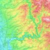 Solingen topographic map, elevation, terrain