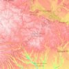 Kirovohrad Oblast topographic map, elevation, terrain