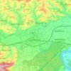 Ampfing topographic map, elevation, terrain