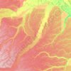 Jutaí topographic map, elevation, terrain
