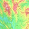 Arki topographic map, elevation, terrain