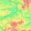 Innviertel topographic map, elevation, terrain