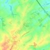 Meux topographic map, elevation, terrain