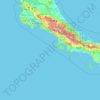 Costa Rica topographic map, elevation, terrain