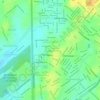 Jardim Tropical topographic map, elevation, terrain