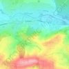 Niedermodern topographic map, elevation, terrain