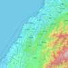 Miaoli County topographic map, elevation, terrain